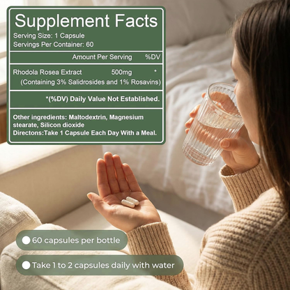 Rhodiola Rosea Extract Capsules